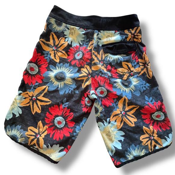 Mossimo Supply Co. Size 28 Mens Hawaiian Swim Trunks - Picture 4 of 10